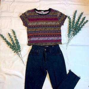 ☆ PRINTED CROP TOP ☆